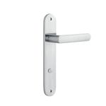 12364P85 - Osaka Lever - Oval Backplate - Brushed Chrome - Privacy