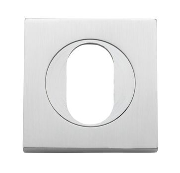 Oval Escutcheon -  Square