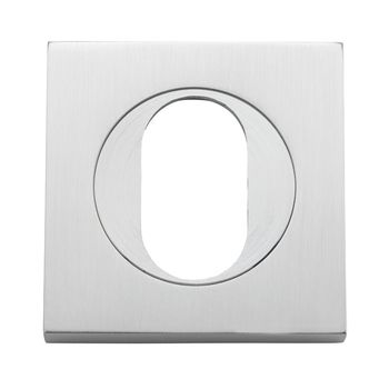 Oval Escutcheon -  Square