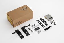 Victorian Lever - Long Backplate Entrance Set with High Security Lock