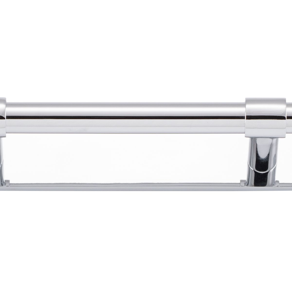 20994B - Helsinki Cabinet Pull with Backplate - CTC96mm - Polished Chrome