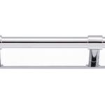 20994B - Helsinki Cabinet Pull with Backplate - CTC96mm - Polished Chrome