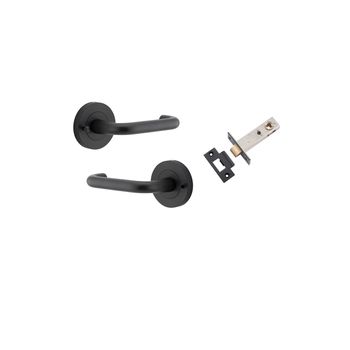 Oslo Lever - Round Rose (Inbuilt Privacy)