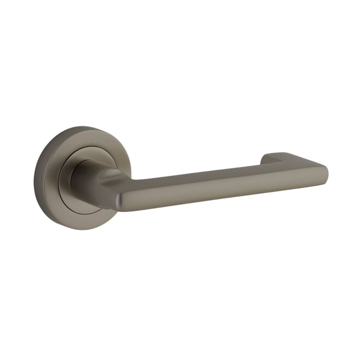 16876 - Baltimore Return Lever - Round Rose - Graphite PVD - Passage