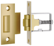 21850 - Roller Latch with Face Plate and Striker - Brushed Gold PVD