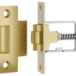 21850 - Roller Latch with Face Plate and Striker - Brushed Gold PVD