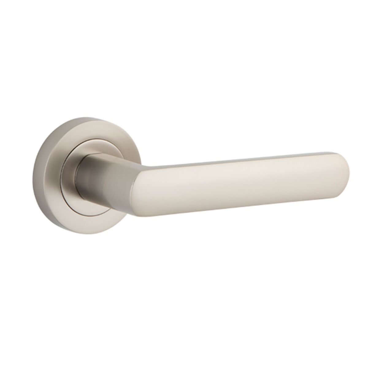 20779 - Osaka Lever - Round Rose - Satin Nickel - Passage