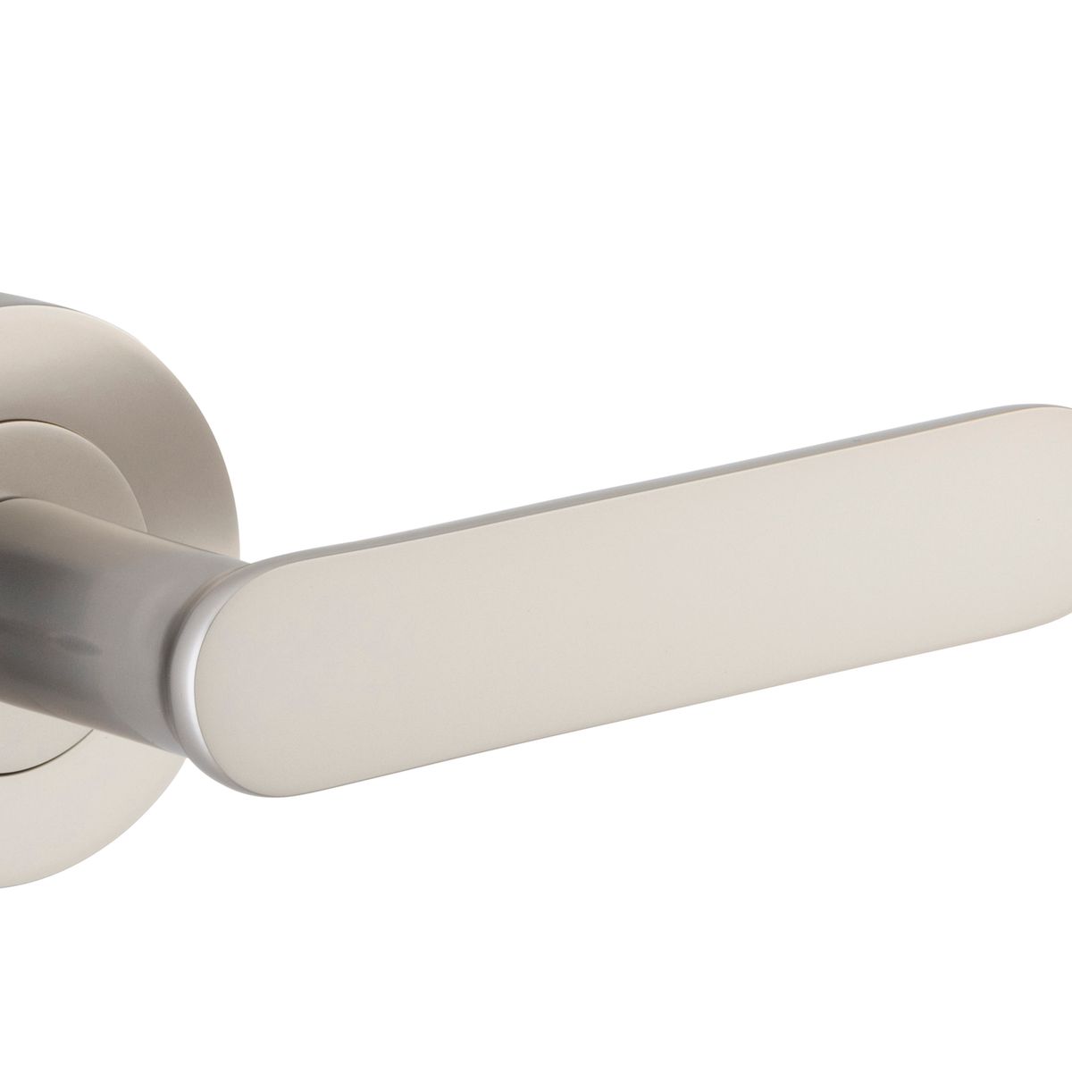 0339KIBPRIV60 - Bronte Lever - Round Rose Privacy Kit (Inbuilt Privacy) - Satin Nickel - Privacy