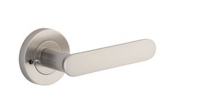 0339KIBPRIV60 - Bronte Lever - Round Rose Privacy Kit (Inbuilt Privacy) - Satin Nickel - Privacy