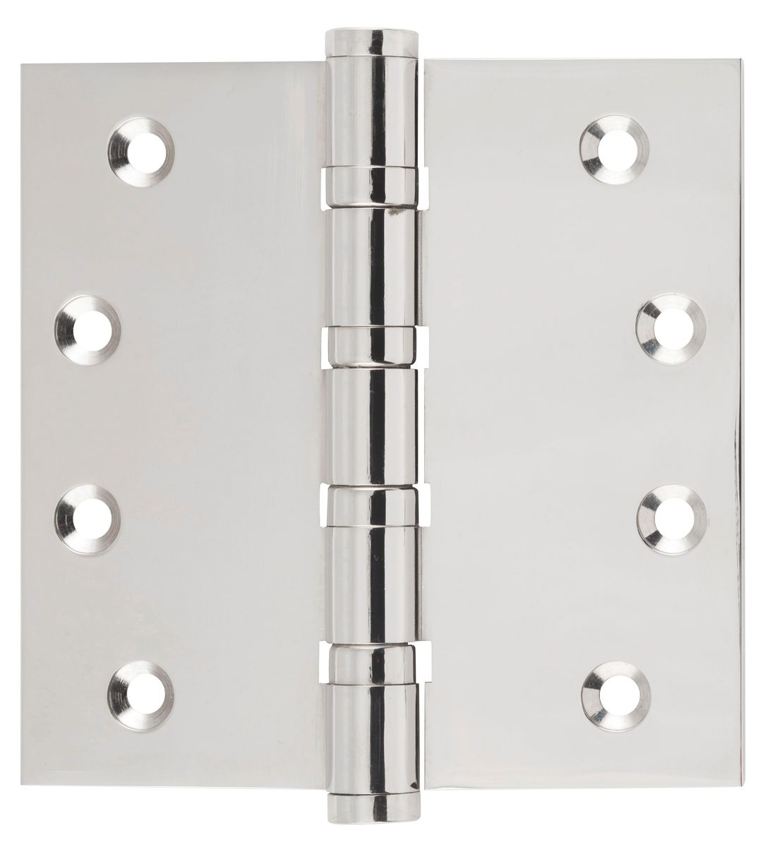 2614 - Ball Bearing Hinge - H100xW100mm - Polished Nickel