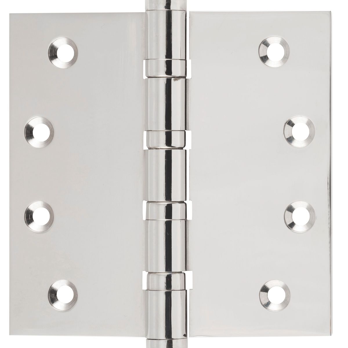 2614 - Ball Bearing Hinge - H100xW100mm - Polished Nickel