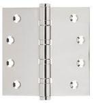 2614 - Ball Bearing Hinge - H100xW100mm - Polished Nickel