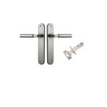 14766KPASS60 - Berlin Lever - Oval Backplate Passage Kit - Satin Nickel - Passage
