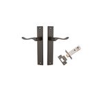 10920KPASS60 - Stirling Lever - Rectangular Backplate Passage Kit - Signature Brass - Passage
