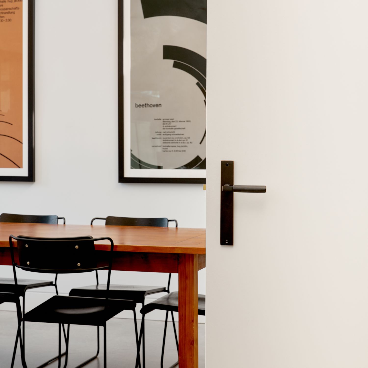 16252 - Brunswick Lever - Rectangular Backplate - Brushed Gold PVD - Passage