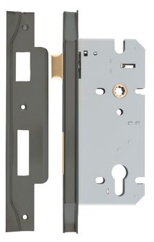Rebated 85mm Euro Mortice Locks - 60mm Backset