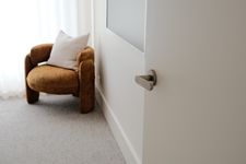 0339 - Bronte Lever - Round Rose - Satin Nickel - Passage