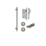 16947KENTR60KT - Helsinki Pull Handle - 450mm Entrance Kit with Separate High Security Lock - Graphite PVD - Entrance