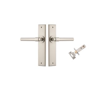Helsinki Lever - Chamfered Backplate Passage Kit