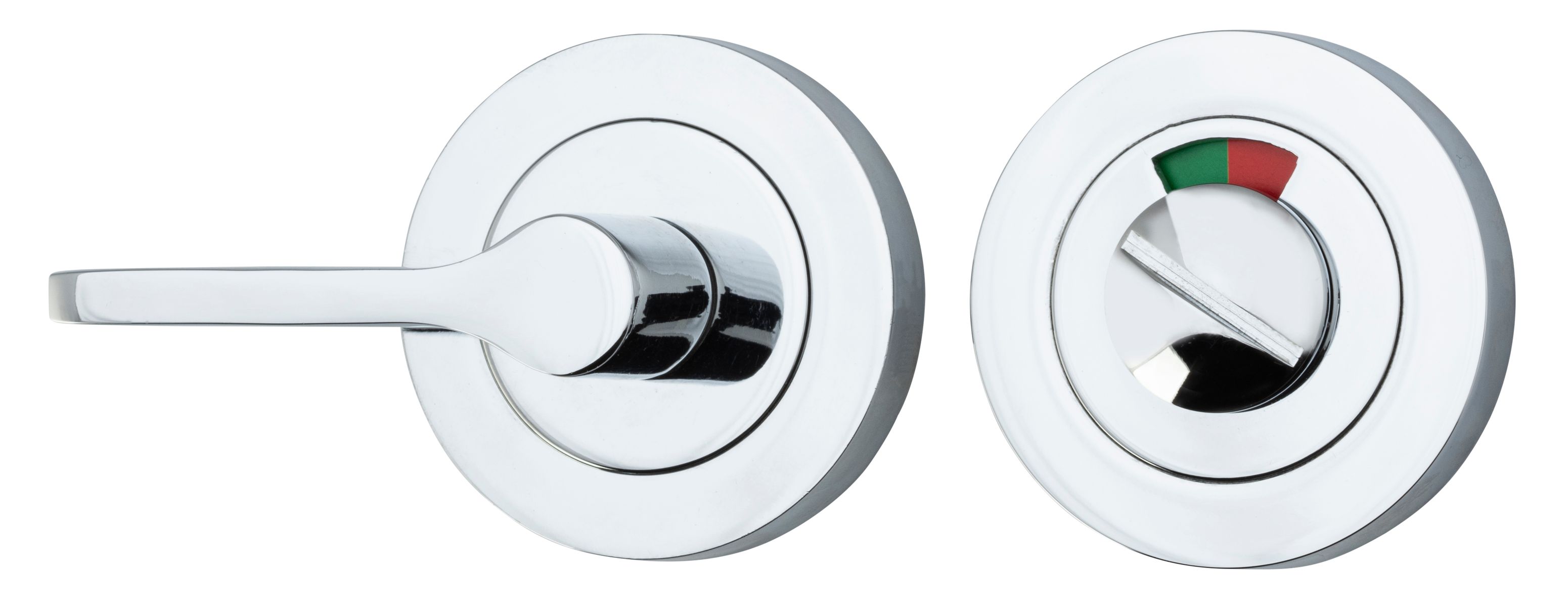 21713 - Accessibility Privacy Turn with Indicator - Round - Polished Chrome