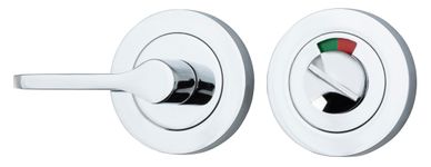21713 - Accessibility Privacy Turn with Indicator - Round - Polished Chrome