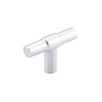 20985 - Helsinki T Cabinet Pull - Brushed Chrome