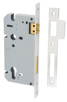 85mm Euro Roller Mortice Lock - 60mm Backset
