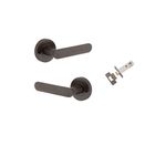 0331KIBPRIV60 - Bronte Lever - Round Rose Privacy Kit (Inbuilt Privacy) - Signature Brass - Privacy