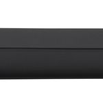 20953B - Osaka Cabinet Pull with Backplate - CTC128mm - Matt Black