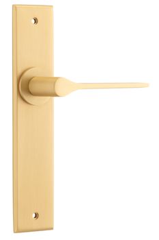 Como Lever - Chamfered Backplate