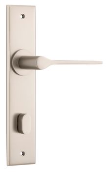 Como Lever - Chamfered Backplate