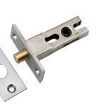 20555 - Privacy Bolt - Round - 45mm Backset - Brushed Chrome