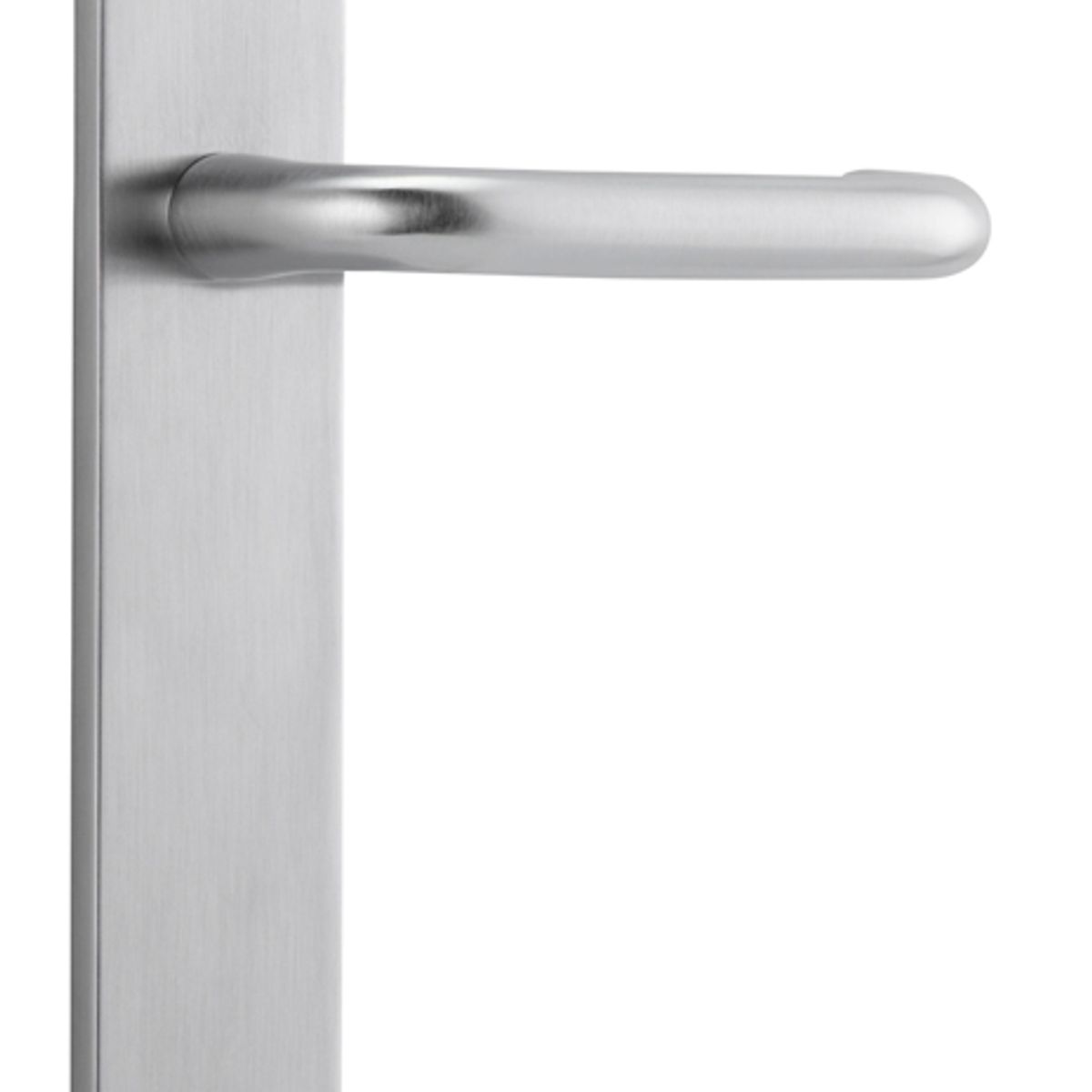 12346 - Oslo Lever - Oval Backplate - Brushed Chrome - Passage
