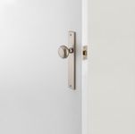 14820 - Paddington Knob - Rectangular Backplate - Satin Nickel - Passage