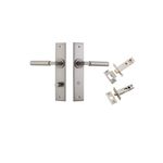 14794KPRIV60 - Berlin Lever - Chamfered Backplate Privacy Kit - Satin Nickel - Privacy