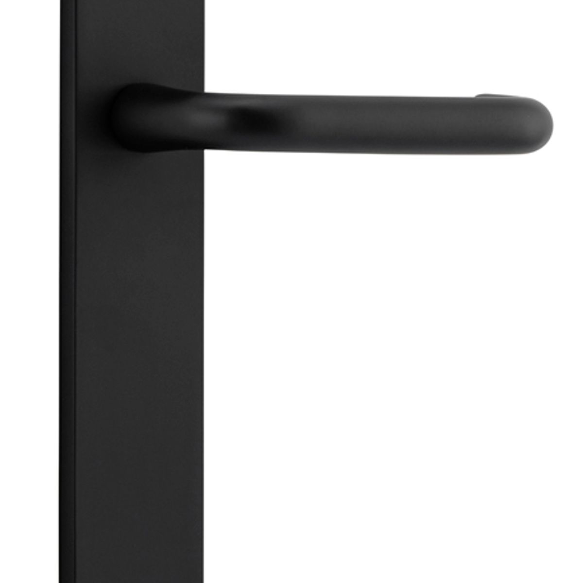 12846 - Oslo Lever - Oval Backplate - Matt Black - Passage