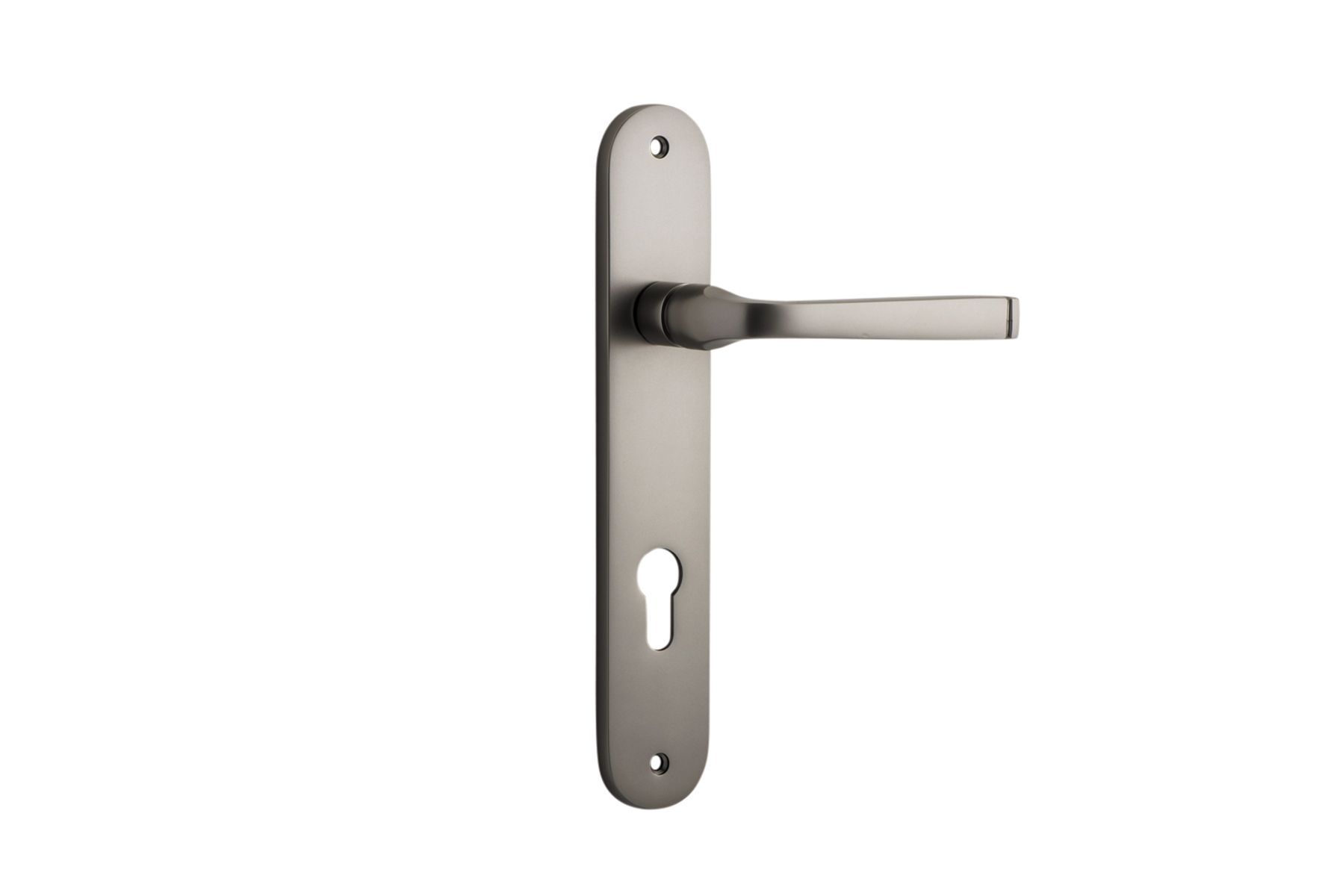 14732E85 - Annecy Lever - Oval Backplate - Satin Nickel - Entrance