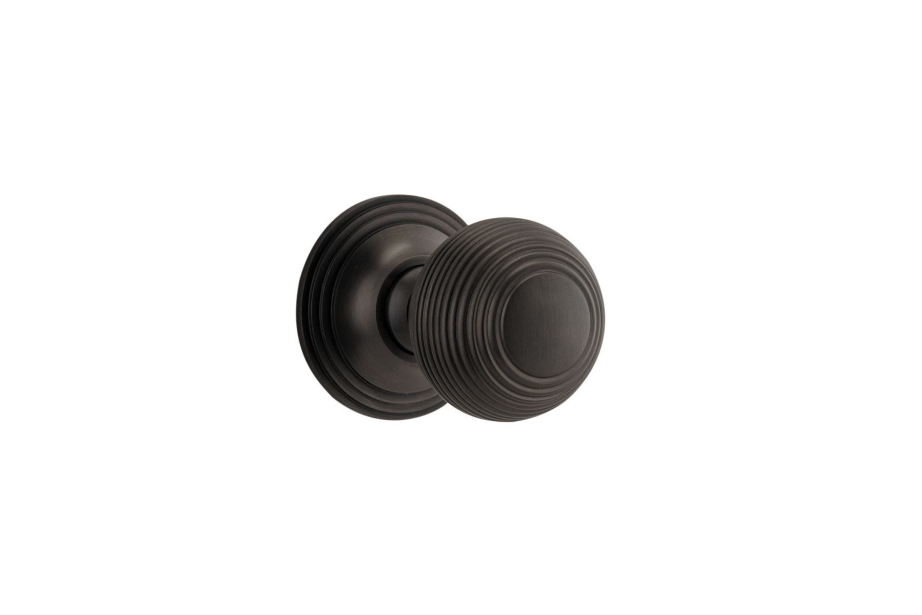 0221 - Guildford Knob - Round Rose - Signature Brass - Passage