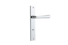 11872P85 - Copenhagen Lever - Rectangular Backplate - Polished Chrome - Privacy