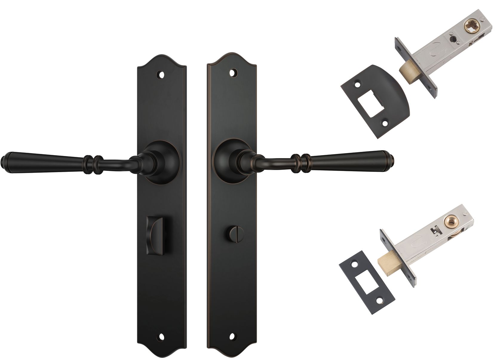 Reims Lever - Long Backplate Privacy Set