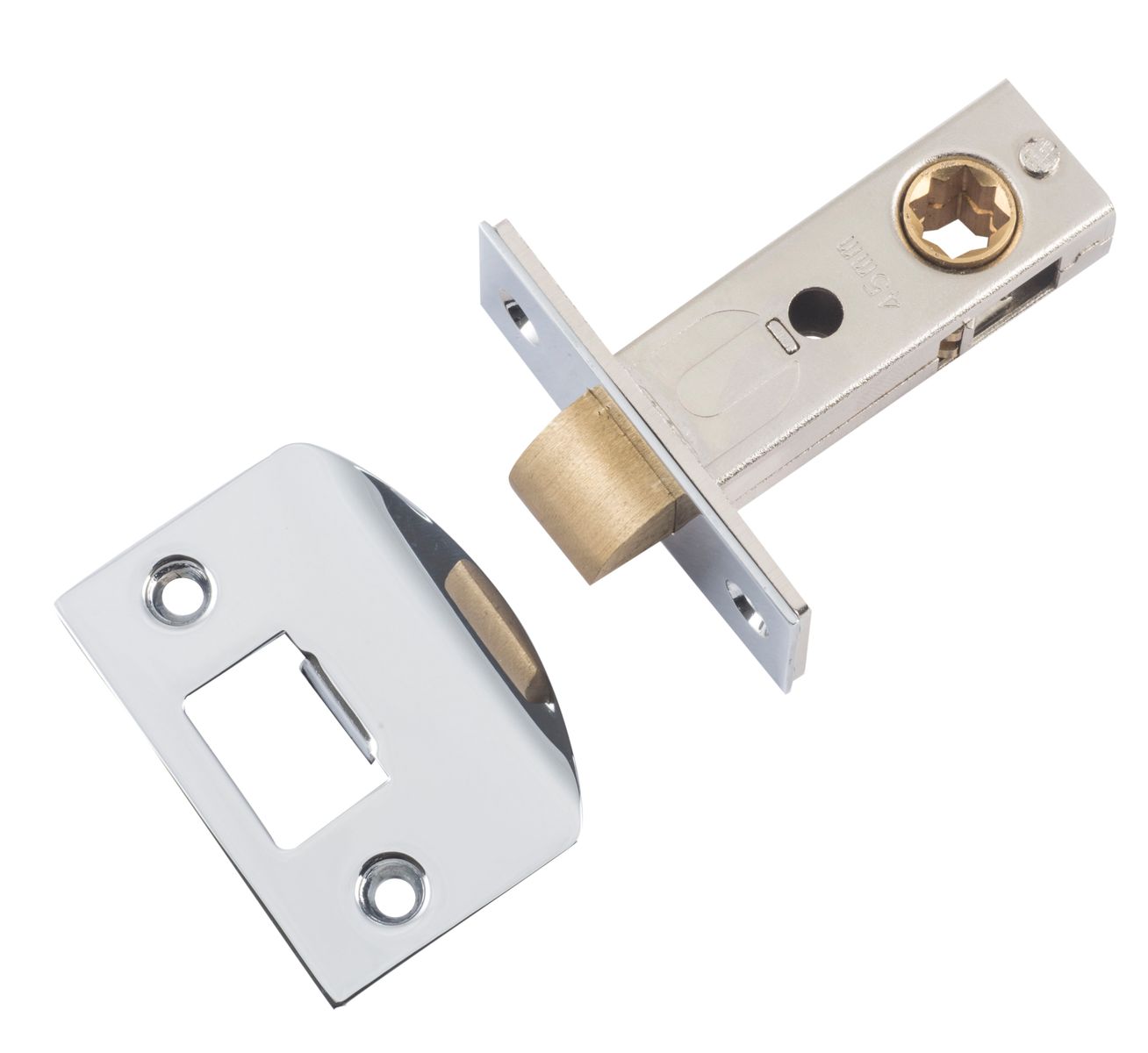 Hard Sprung Split Cam Tube Latch - L45mm