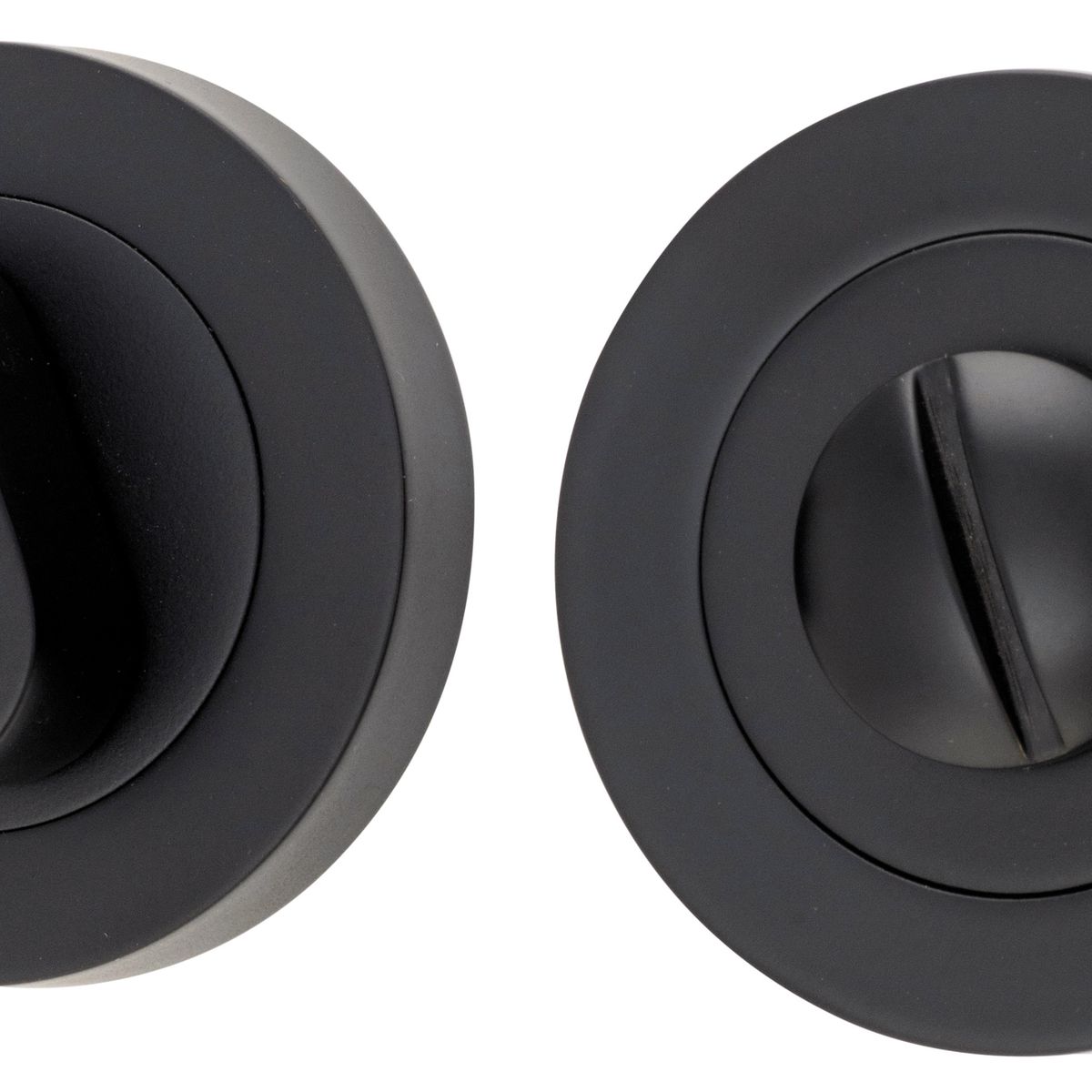 9313 - Privacy Turn - Round - Matt Black