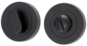 9313 - Privacy Turn - Round - Matt Black
