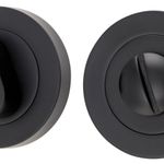 9313 - Privacy Turn - Round - Matt Black