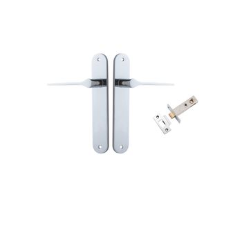Como Lever - Oval Backplate Passage Kit