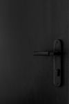 12768 - Brunswick Lever - Oval Backplate - Matt Black - Passage