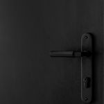 12768 - Brunswick Lever - Oval Backplate - Matt Black - Passage