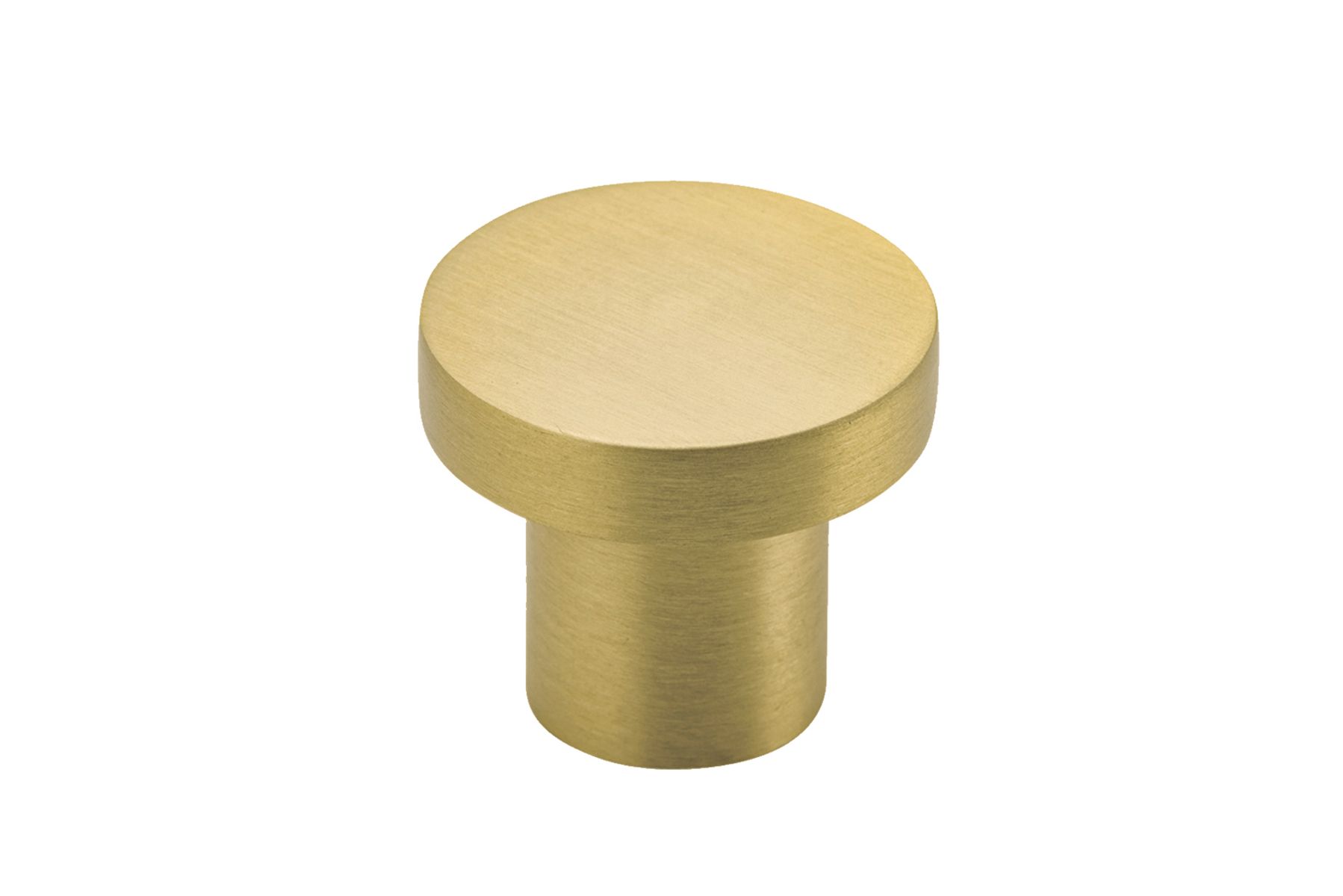 17439 - Osaka Cupboard Knob P30xD38mm - Brushed Gold PVD