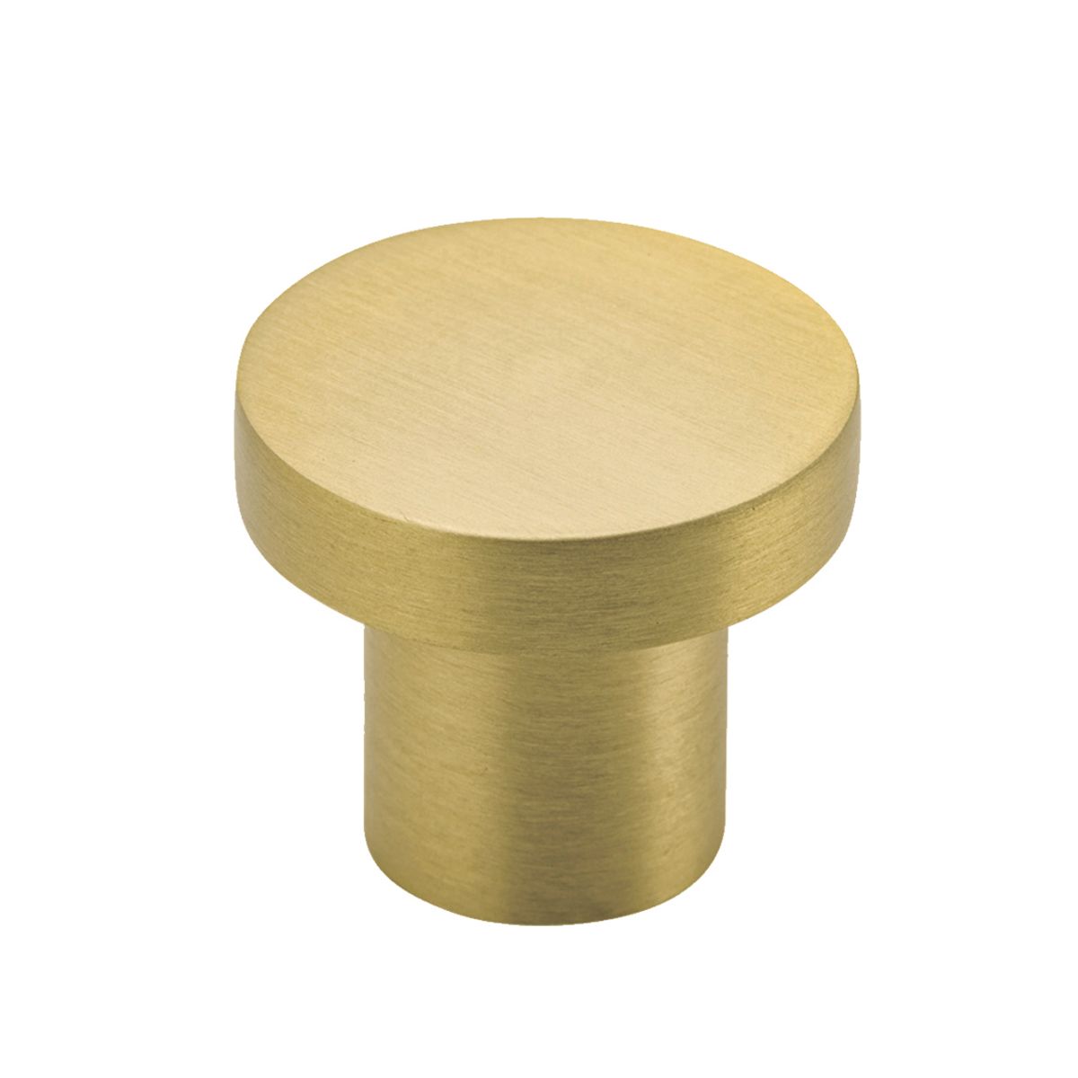 17439 - Osaka Cupboard Knob P30xD38mm - Brushed Gold PVD