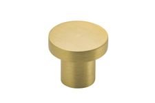 17439 - Osaka Cupboard Knob P30xD38mm - Brushed Gold PVD